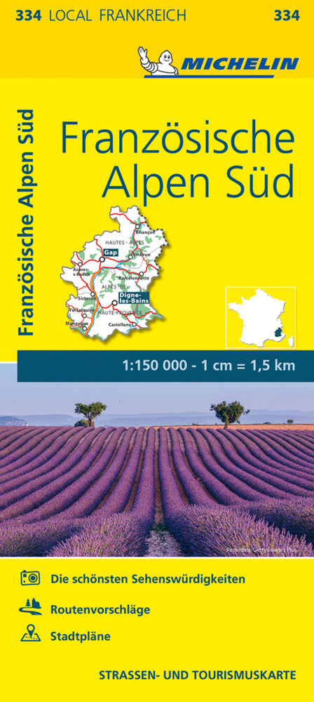 Michelin Karte Französische Alpen Süd (Michelin)