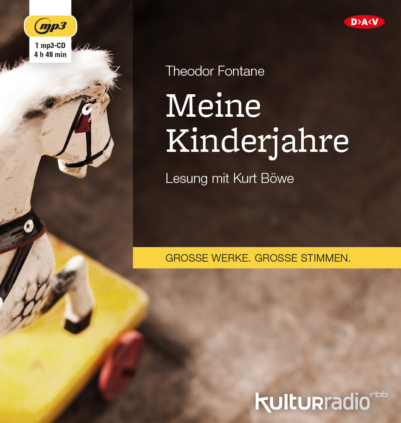 Meine Kinderjahre, 1 Audio-CD, 1 MP3 (Theodor Fontane)