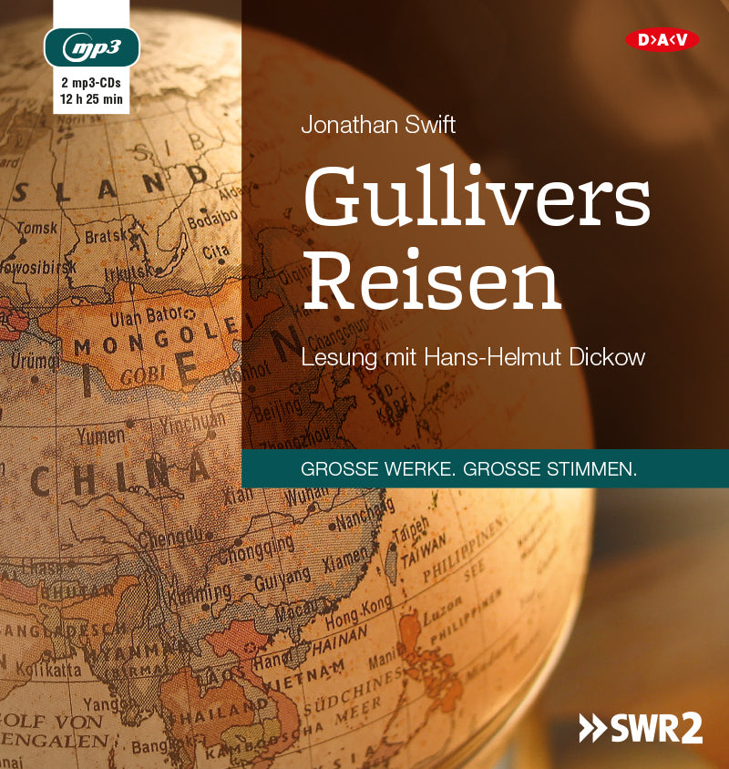 Gullivers Reisen, 2 Audio-CD, 2 MP3 (Jonathan Swift)