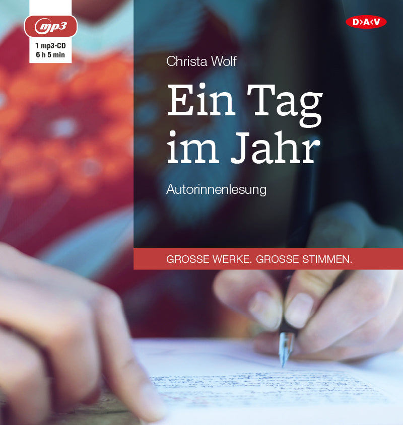Ein Tag im Jahr, 1 Audio-CD, 1 MP3 (Christa Wolf)
