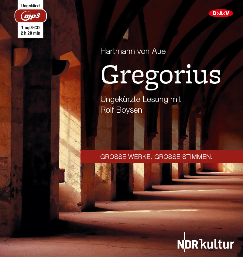 Gregorius, 1 Audio-CD, 1 MP3 (Hartmann Von Aue)