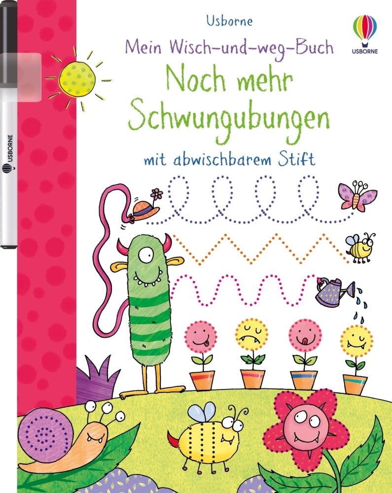 Mein Wisch-und-weg-Buch, Noch mehr Schwungübungen (Hannah Wood)