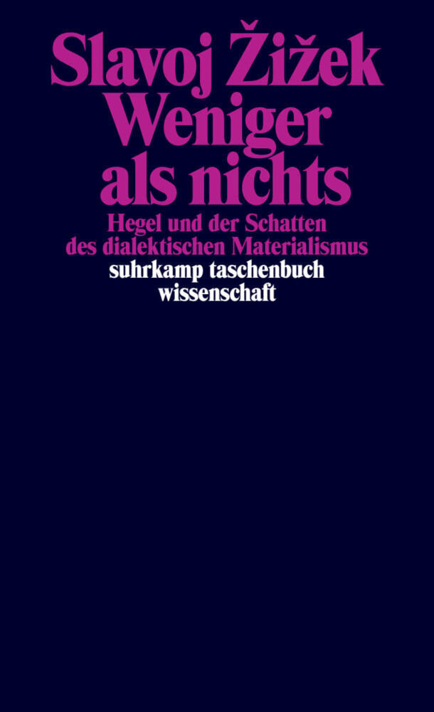 Weniger als nichts (Slavoj Zizek)