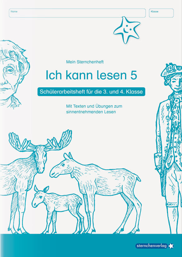 Ich kann lesen 5, Schülerarbeitsheft für die 3. und 4. Klasse (Sternchenverlag Gmbh)
