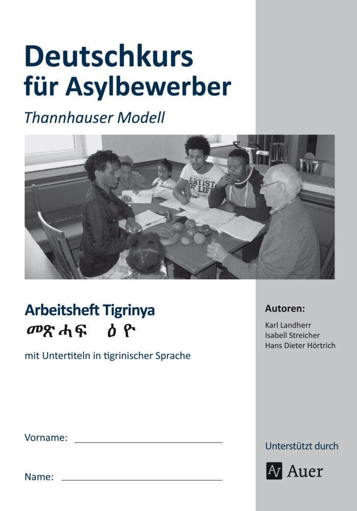 Deutschkurs für Asylbewerber - Arbeitsheft Tigrinya