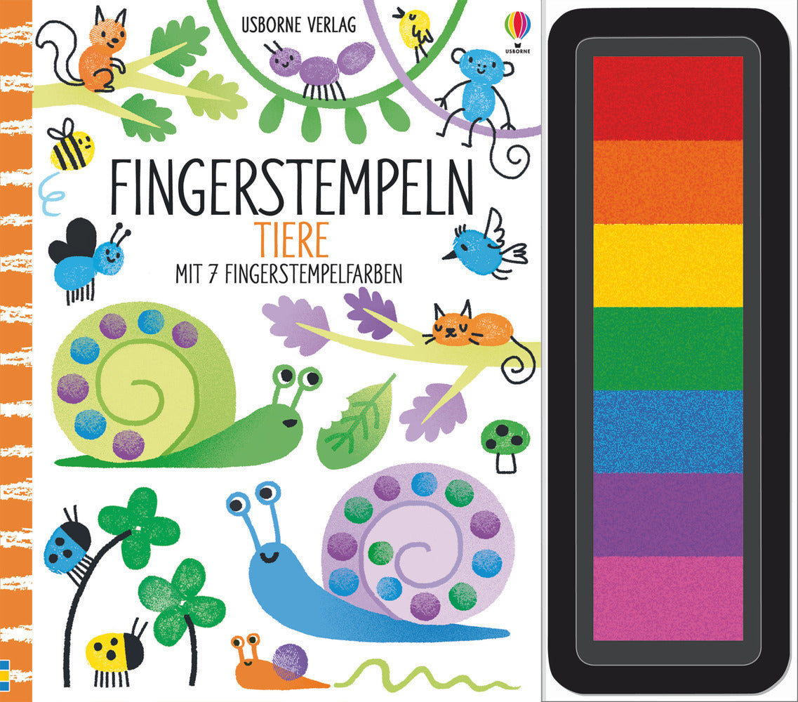 Fingerstempeln: Tiere (Fiona Watt)