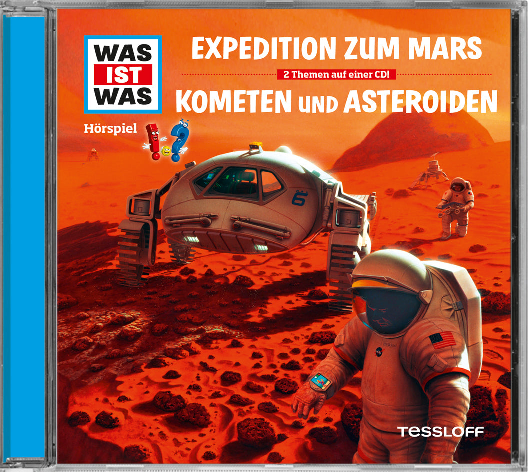WAS IST WAS Hörspiel: Expedition zum Mars / Kometen und Asteroiden, Audio-CD (Manfred Baur)