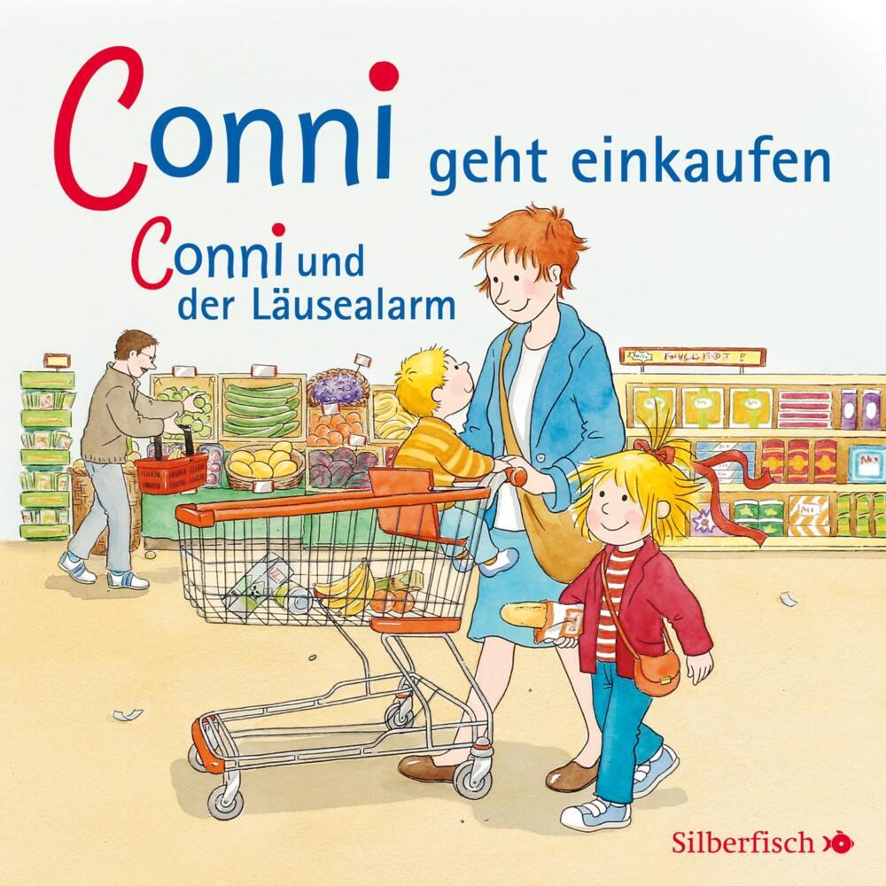 Conni geht einkaufen / Conni und der Läusealarm, 1 Audio-CD (Liane Schneider)