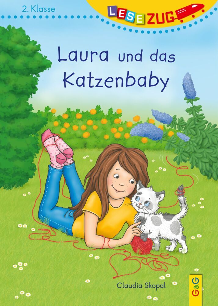 Laura und das Katzenbaby (Claudia Skopal)