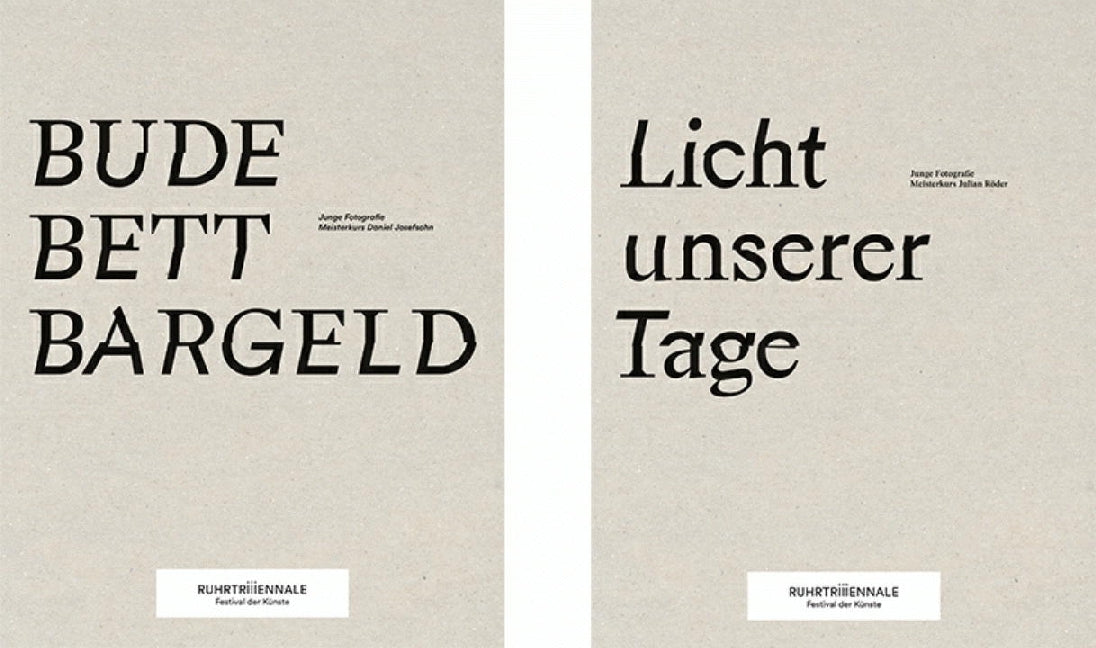 BUDE BETT BARGELD / Licht Unserer Tage - Junge Fotografie: Ruhrtriennale 2016 (Kultur Ruhr Gmbh / Ruhrtriennale)