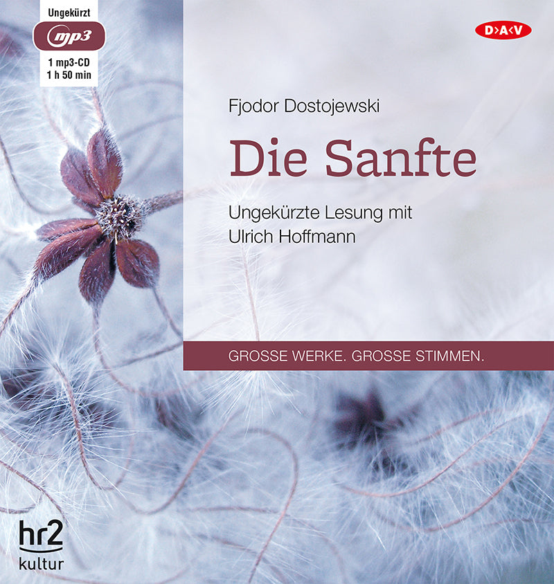 Die Sanfte, 1 Audio-CD, 1 MP3 (Fjodor M. Dostojewskij)