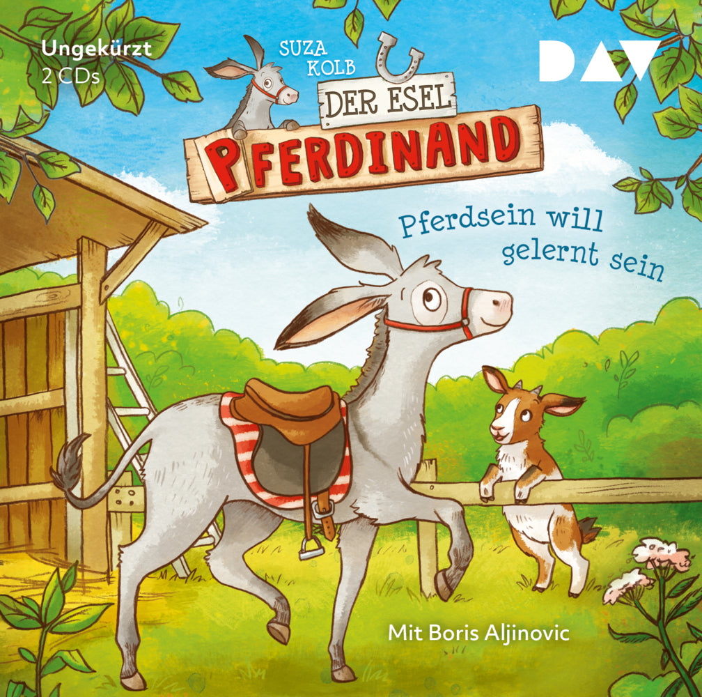 Der Esel Pferdinand - Teil 1: Pferdsein will gelernt sein, 2 Audio-CDs (Suza Kolb)
