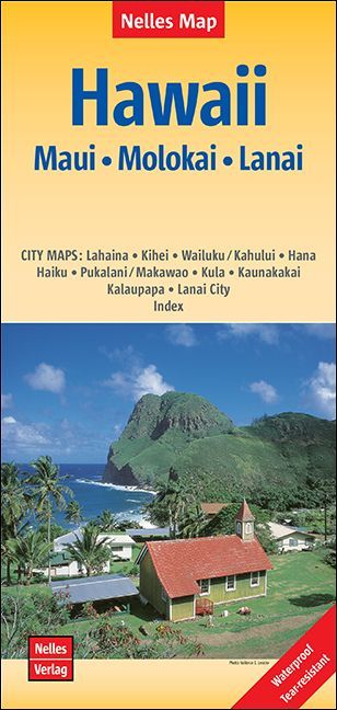 Nelles Map Hawaii: Maui Molokai Lanai