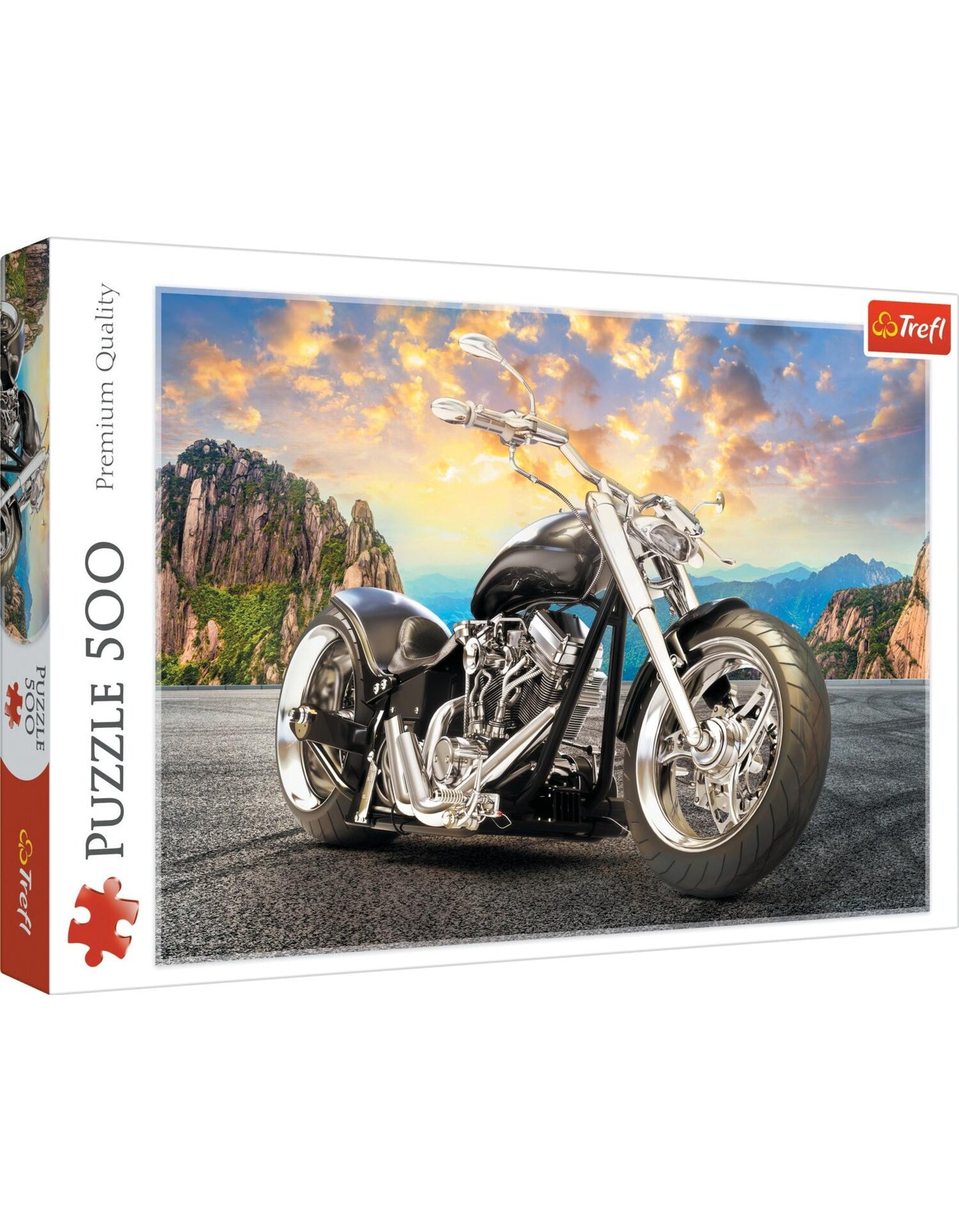 Trefl Schwarzes Motorrad (500 Teile)