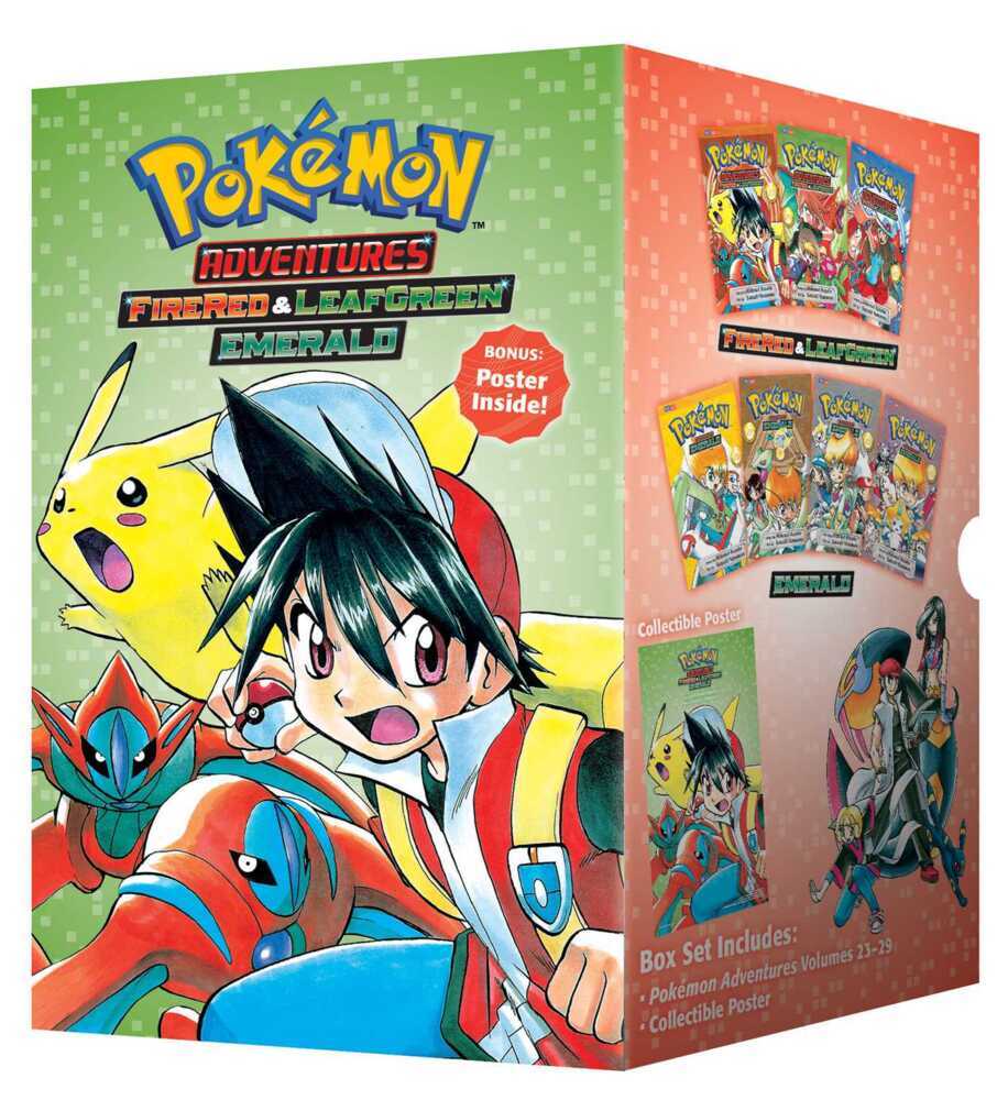 Pokémon Adventures FireRed & LeafGreen / Emerald Box Set (Hidenori Kusaka)