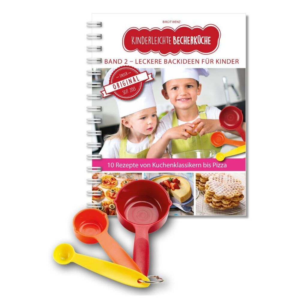 Kinderleichte Becherküche - Leckere Backideen für Kinder (Band 2), m. 1 Buch, m. 3 Beilage, 4 Teile (Birgit Wenz)