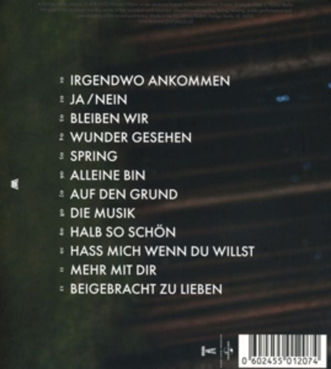 Weiss W/ Irgendwo Ankommen CD
