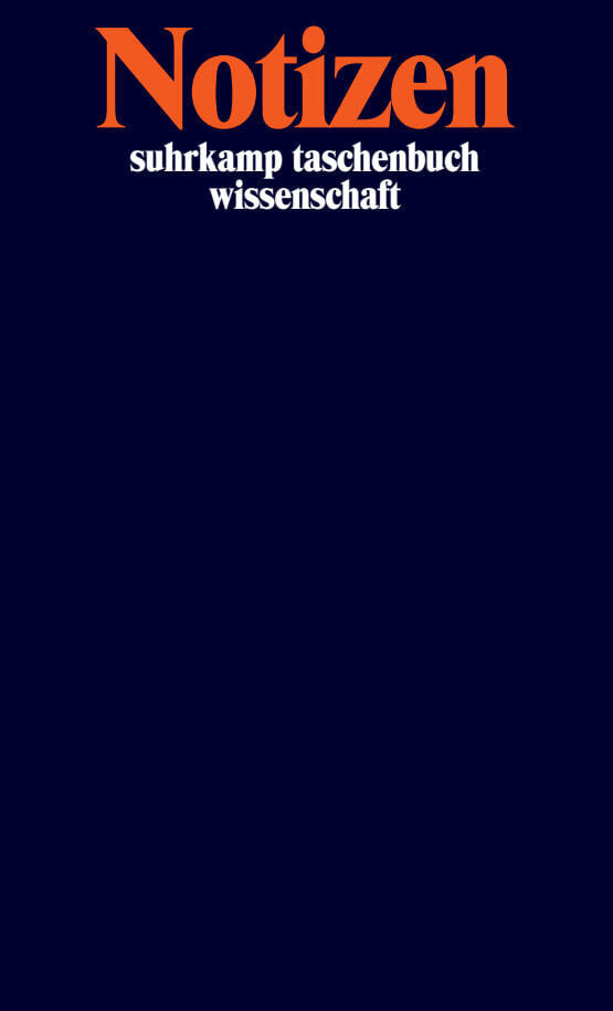 Notizen (Suhrkamp Verlag)