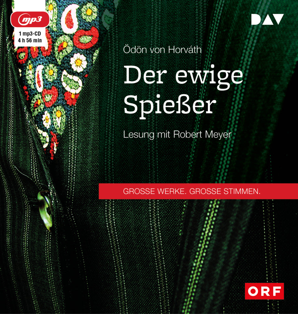 Der ewige Spießer, 1 Audio-CD, 1 MP3 (Ödön Von Horváth)