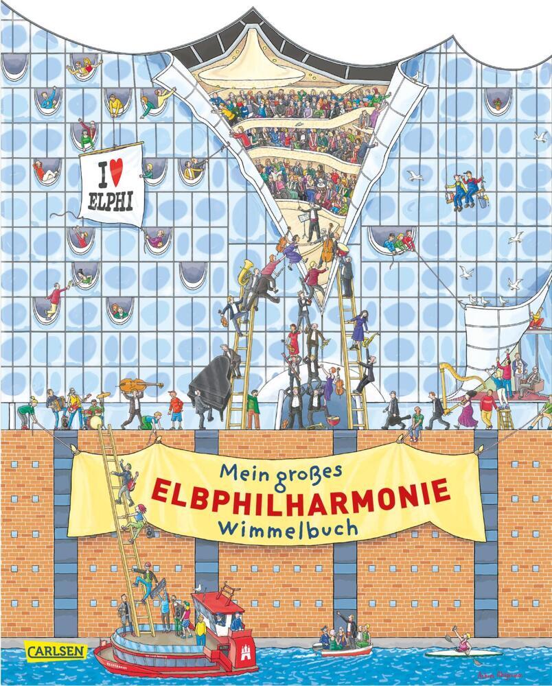 Mein großes Elbphilharmonie-Wimmelbuch (Achim Ahlgrimm)