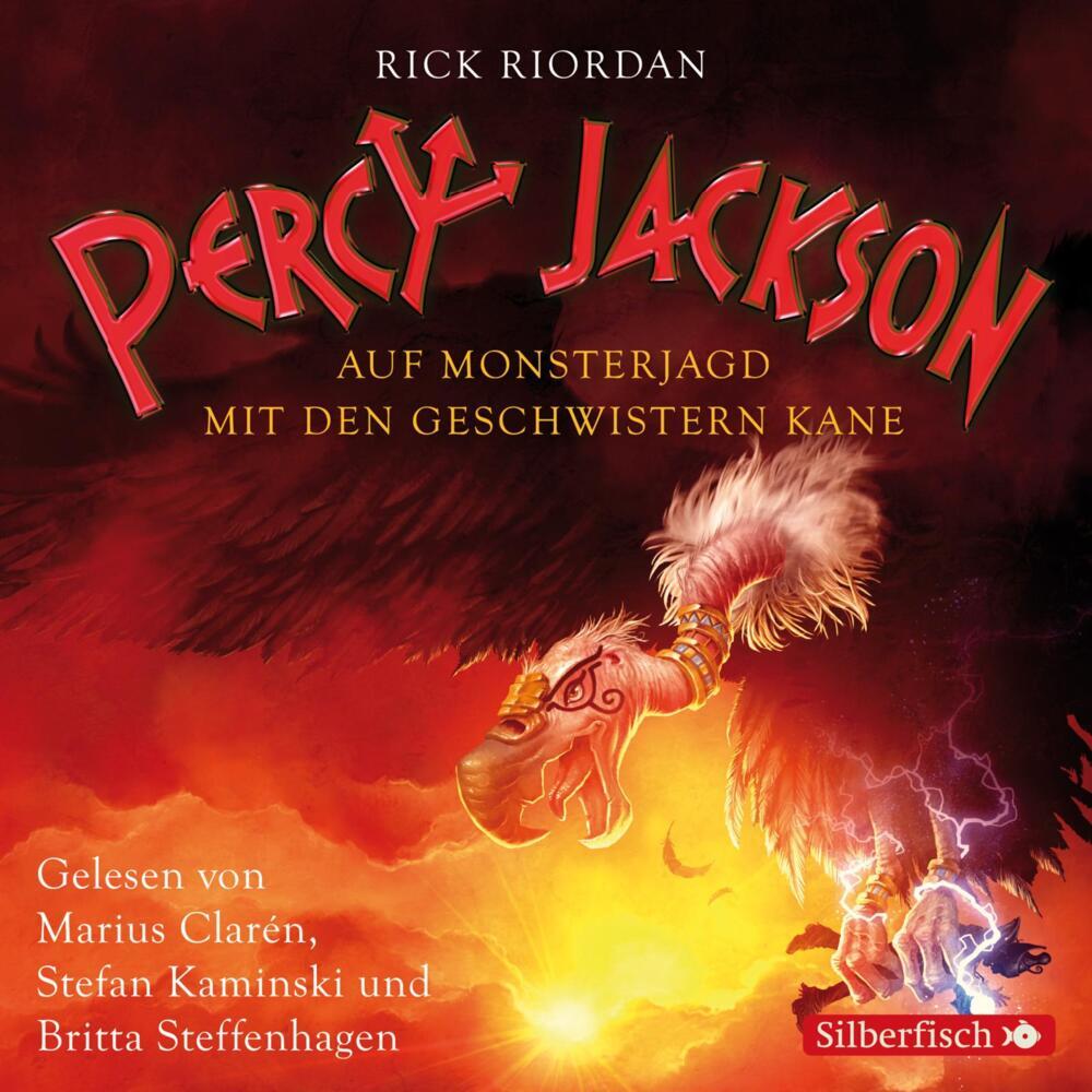 Percy Jackson - Auf Monsterjagd mit den Geschwistern Kane, 3 Audio-CD (Rick Riordan)