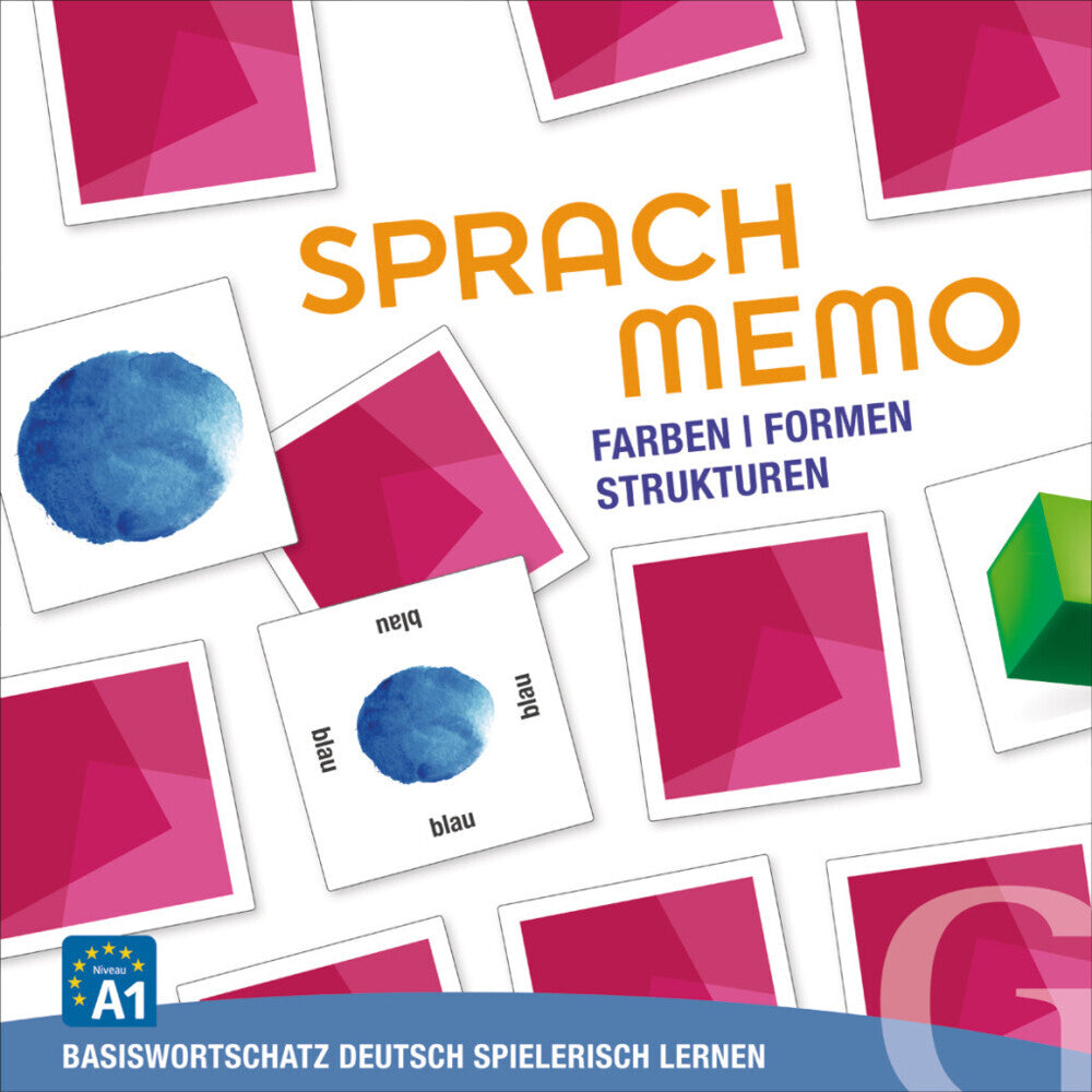 Sprachmemo Deutsch: Farben / Formen / Strukturen (Spiel) (Grubbe Media)