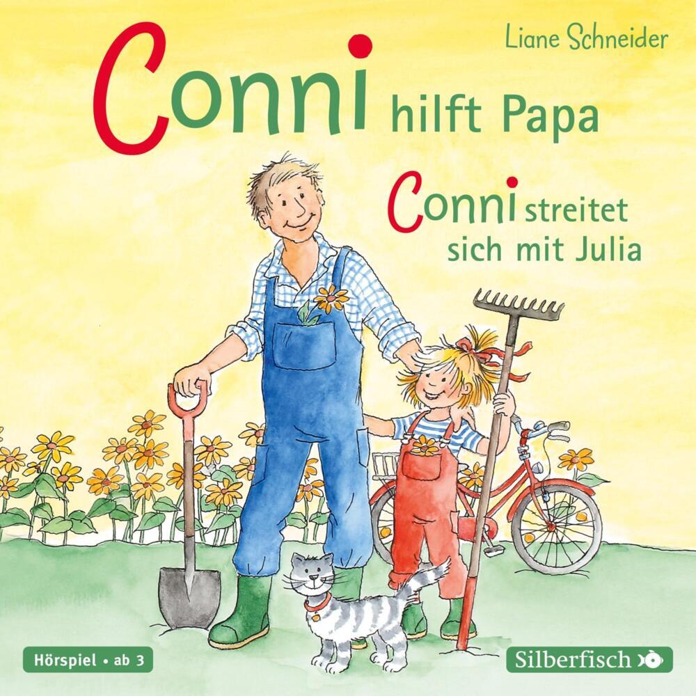 Conni hilft Papa / Conni streitet sich mit Julia, 1 Audio-CD (Liane Schneider)