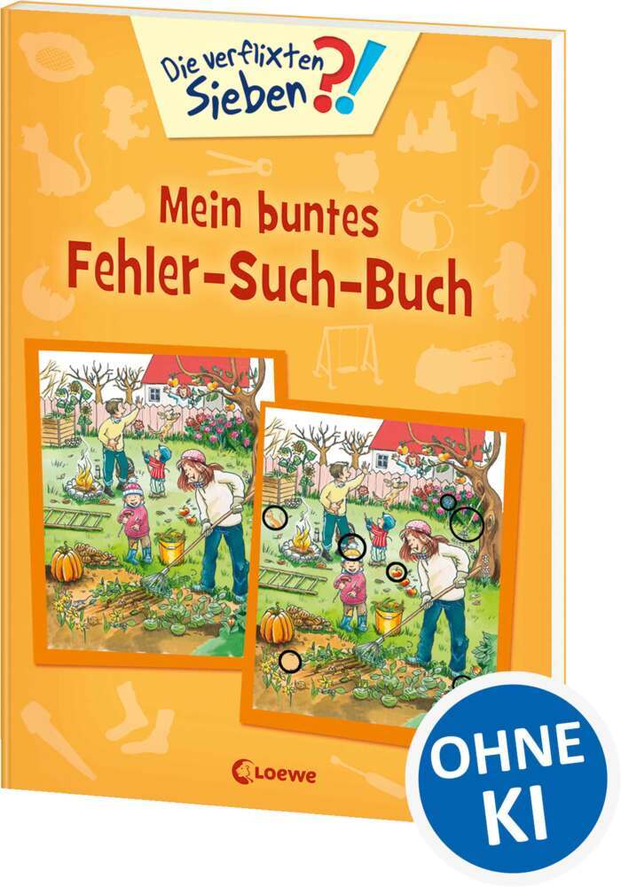 Die verflixten Sieben - Mein buntes Fehler-Such-Buch
