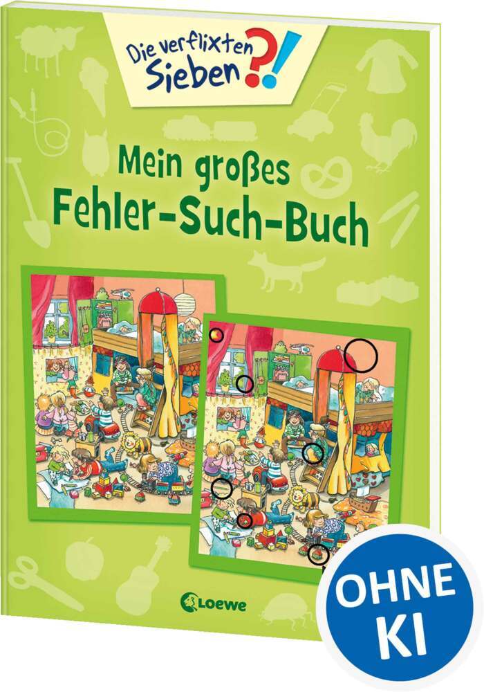 Die verflixten Sieben - Mein großes Fehler-Such-Buch