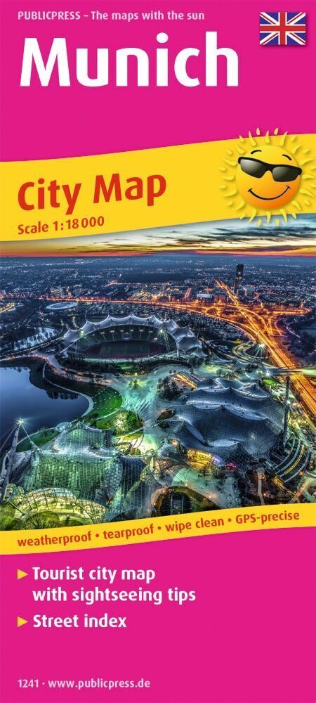 Publicpress Stadtplan Munich 1:18.000
