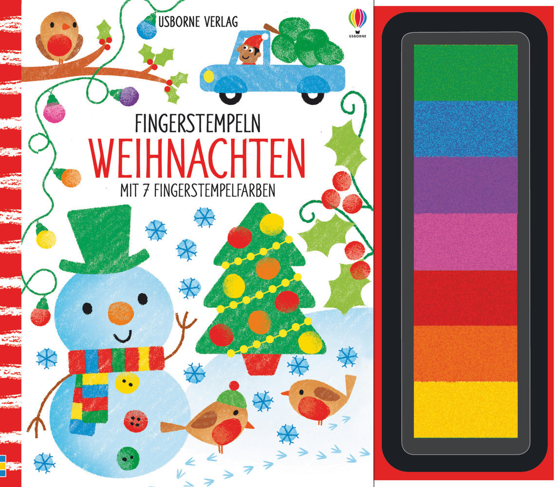 Fingerstempeln: Weihnachten (Fiona Watt)