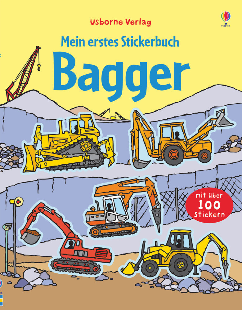 Mein erstes Stickerbuch: Bagger (Sam Taplin)