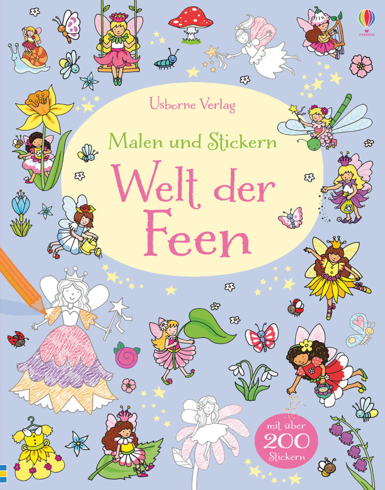 Malen und Stickern: Welt der Feen (Jessica Greenwell)