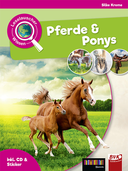 Leselauscher Wissen: Pferde und Ponys (Silke Krome)
