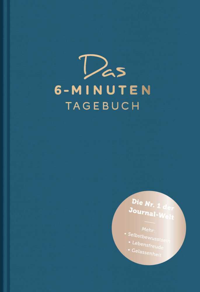 Das 6-Minuten-Tagebuch (opalblau) (Dominik Spenst)