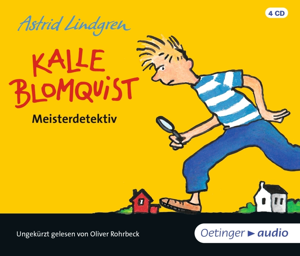 Kalle Blomquist 1. Meisterdetektiv, 4 Audio-CD (Astrid Lindgren)