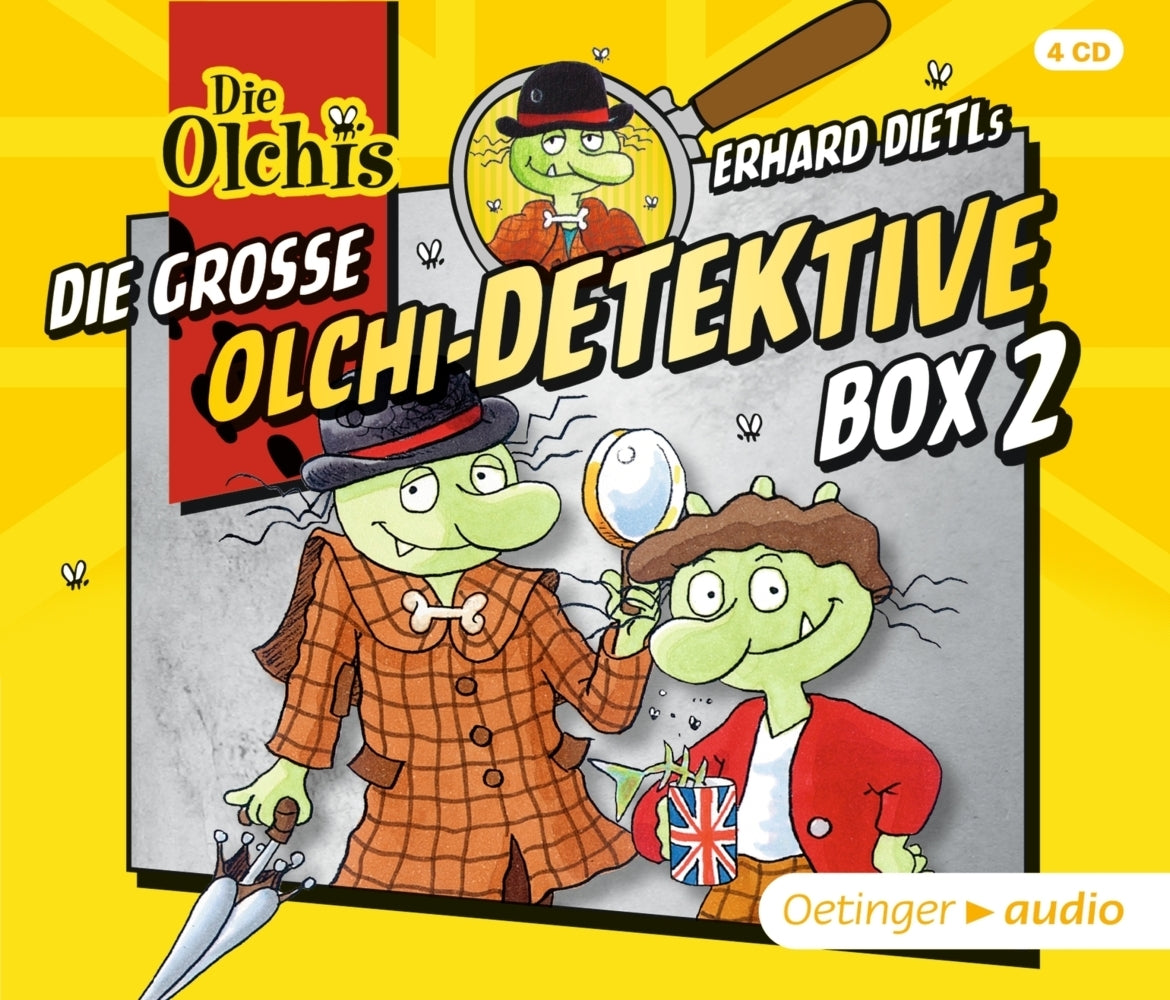 Die große Olchi-Detektive-Box 2.Tl.2, 4 Audio-CD (Erhard Dietl)