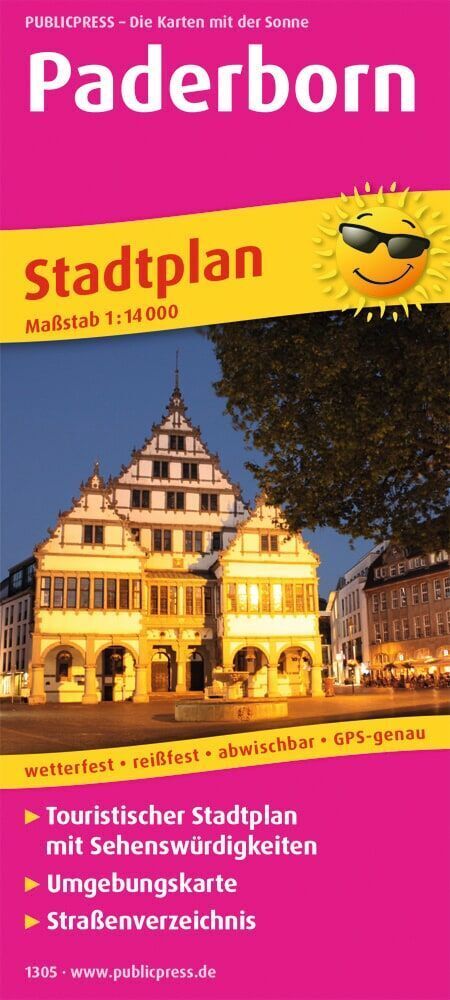 Publicpress Stadtplan Paderborn 1:14.000