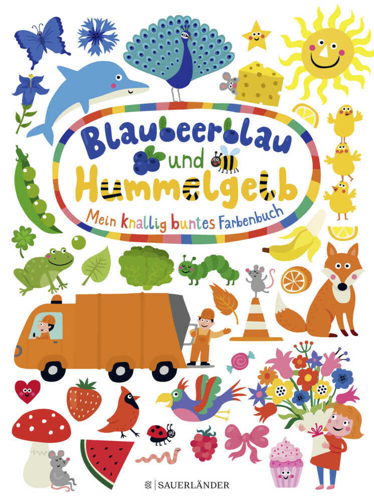 Blaubeerblau und Hummelgelb