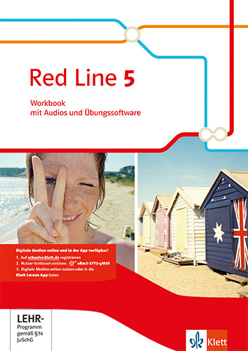 Red Line. Ausgabe ab 2014 - 9. Klasse, Workbook mit Audio-CD und CD-ROM.Bd.5