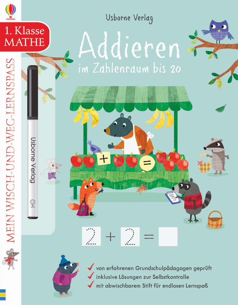 Mein Wisch-und-weg-Lernspaß: Addieren im Zahlenraum bis 20 (1. Klasse) (Holly Bathie)
