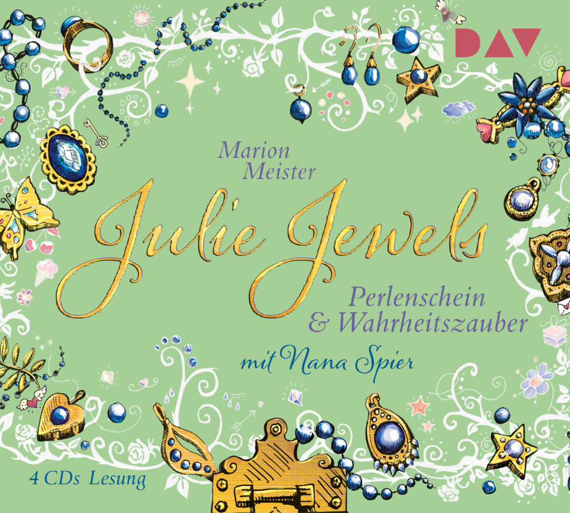 Julie Jewels - Teil 1: Perlenschein und Wahrheitszauber, 4 Audio-CDs (Marion Meister)