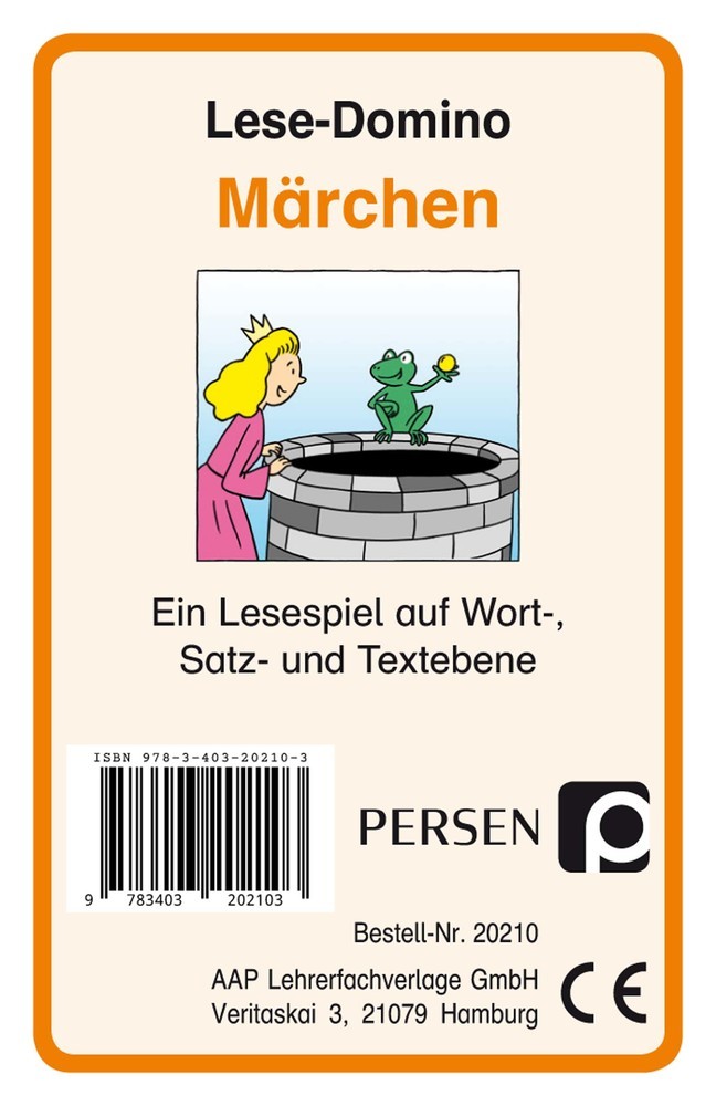 Lese-Domino: Märchen, Kartenspiel (Klara Kirschbaum)