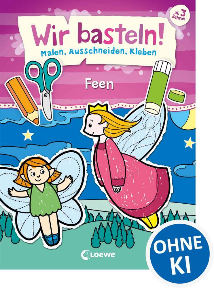 Wir basteln! - Feen