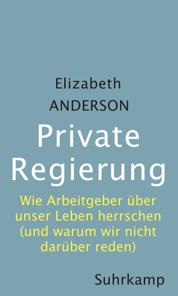 Private Regierung (Elizabeth Anderson)