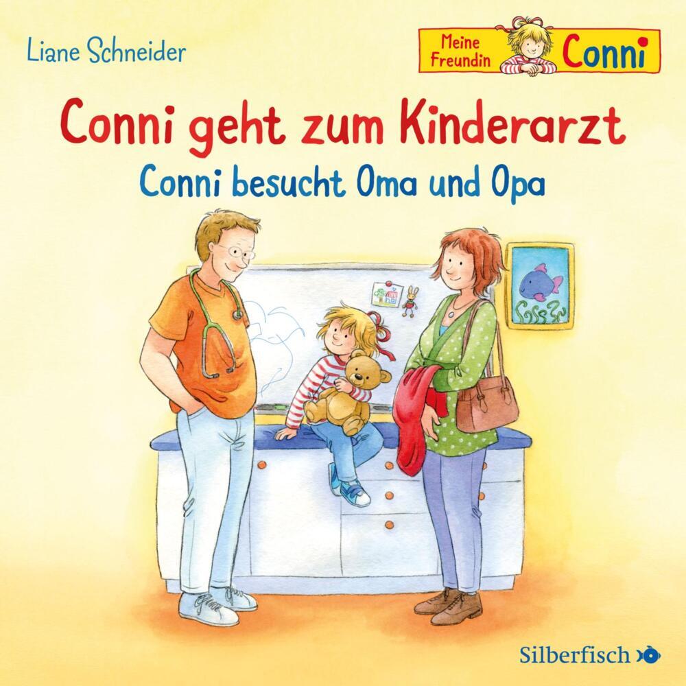 Conni geht zum Kinderarzt / Conni besucht Oma und Opa, 1 Audio-CD (Liane Schneider)