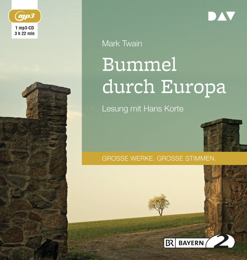 Bummel durch Europa, 1 Audio-CD, 1 MP3 (Mark Twain)