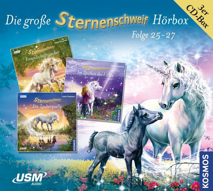 Die große Sternenschweif Hörbox, 3 Audio-CD (Linda Chapman)