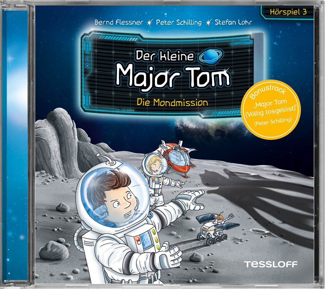 Der kleine Major Tom. Hörspiel 3. Die Mondmission, Audio-CD (Bernd Flessner)