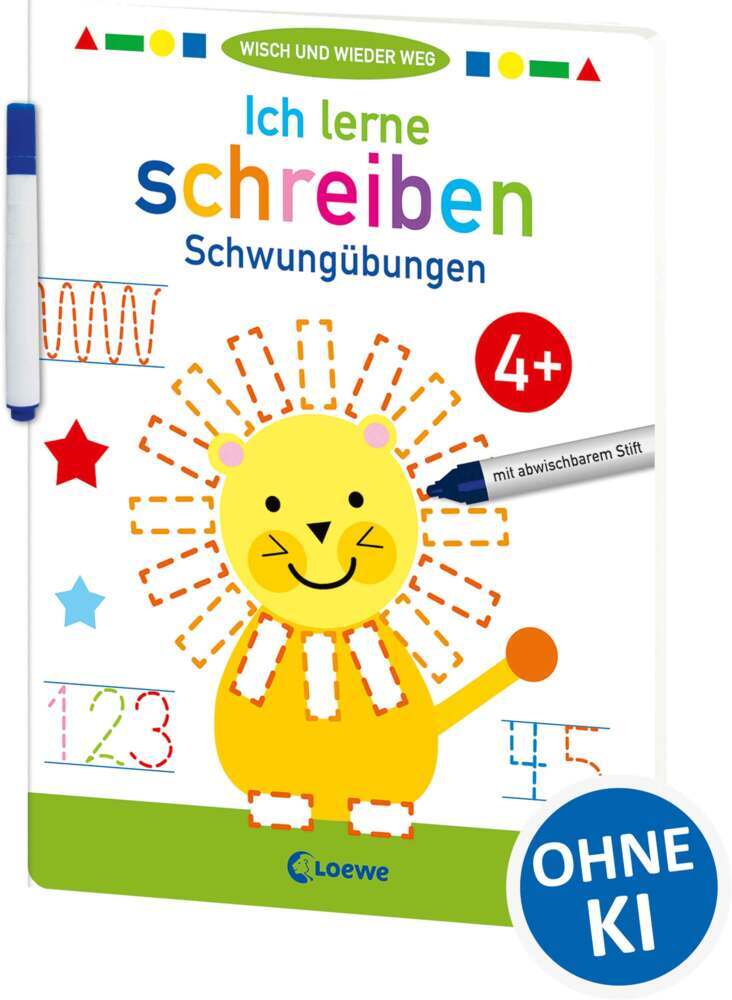 Wisch und wieder weg - Ich lerne schreiben - Schwungübungen